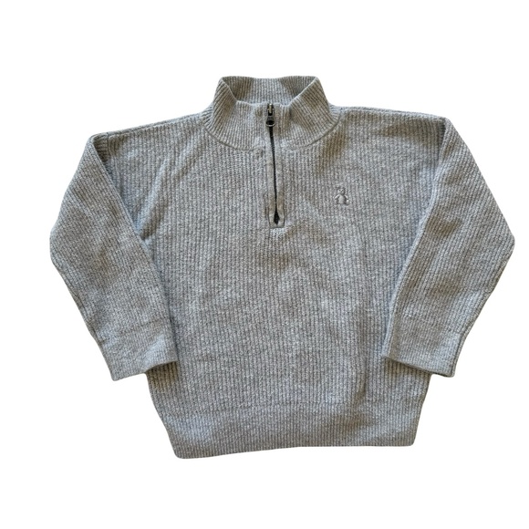 Baby Gap Gray Quarter Zip Sweater Toddler 2T - Picture 1 of 4